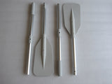 Aluminium oar (1 set, 2 pcs) for boat, dinghy Pontoon,kayak