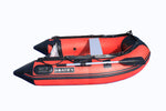 Boatify 8.9 ft Inflatable Boat Raft Dinghy Pontoon Boat kayak with Aluminum Floor