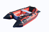 Boatify 8.9 ft Inflatable Boat Raft Dinghy Pontoon Boat kayak with Aluminum Floor