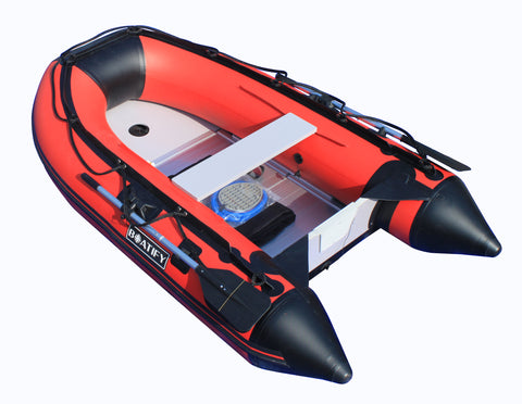 Boatify 9.8ft Inflatable Boat Raft Fishing Dinghy Pontoon Boat Kayak w –  Boatify Marina