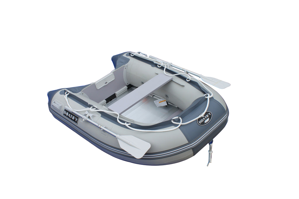 AQUOS Heavy-Duty for Two Series 12.5 ft Inflatable Pontoon Boat Zodiac Boat  