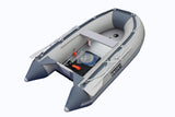 Boatify 8.9 ft Inflatable Boat Raft Dinghy Pontoon Boat kayak with Aluminum Floor
