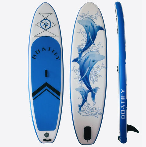 Boatify 10'6''*32''*6'' Inflatable Stand Up Paddle Board SUP Non-Slip Deck
